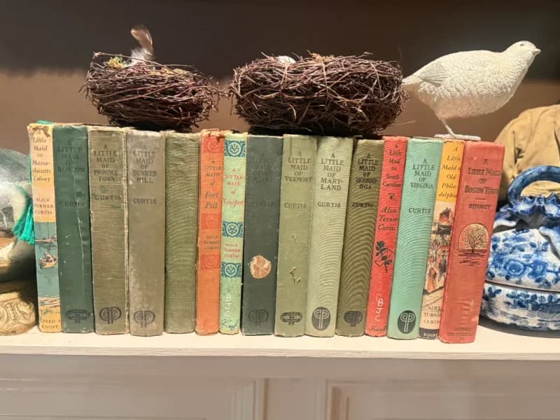 Alice Turner Curtis Little Maid historical series mixed clothbound book set