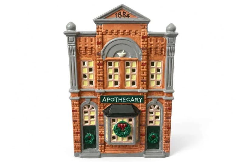 Department 56 Original Snow Village Apothecary #5076-8 ceramic Christmas village building